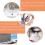 50Ml Empty Bottles Travel Soap Bottles Plastic Cleaning,Travel 12Pcs 5