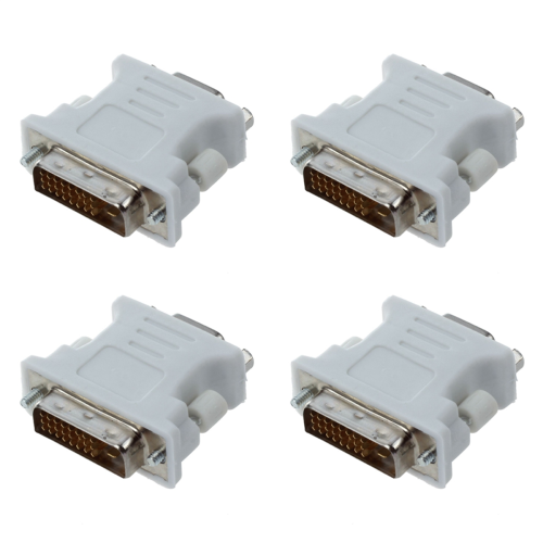Adaptor DVI semioic (DVI - D 24 1) la mufă VGA (15 pini)
