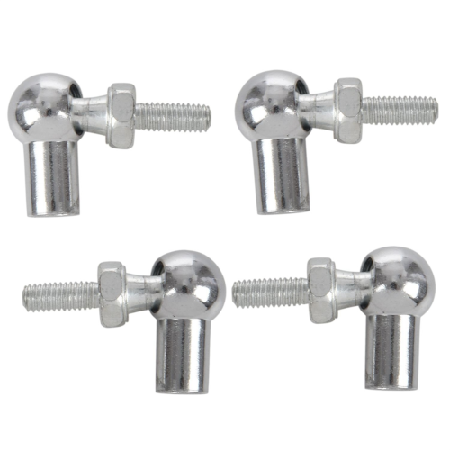 6 mm utvendig innvendig gjenge L-formet kuleledd stanglager 4 deler 2