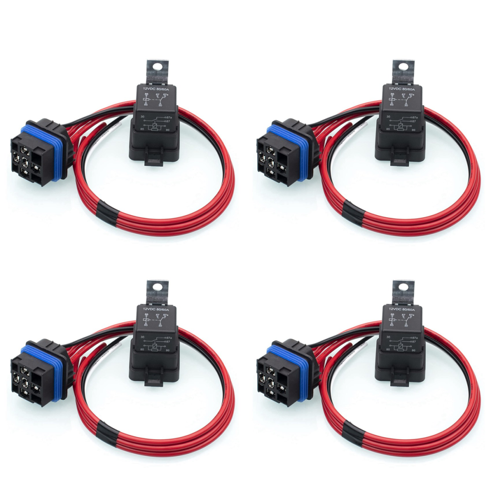 60/80 Amp 12 Volt Waterproof Automotive Relay For Boats Auto Fan Cars 4852852618126