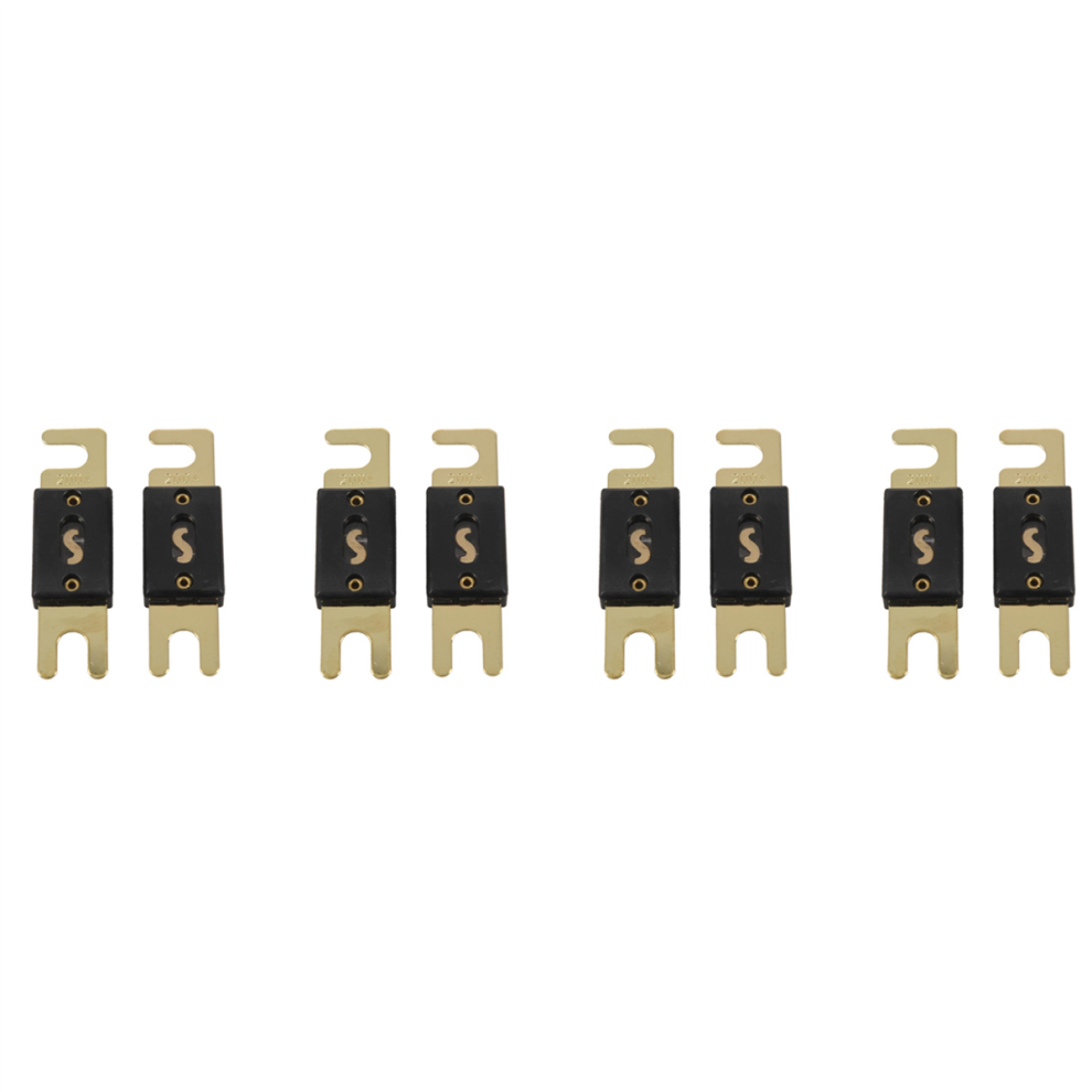 Anl100-5 200 Amp 200A Anl Fuse 5 Pack Black/Gold 4852852622741