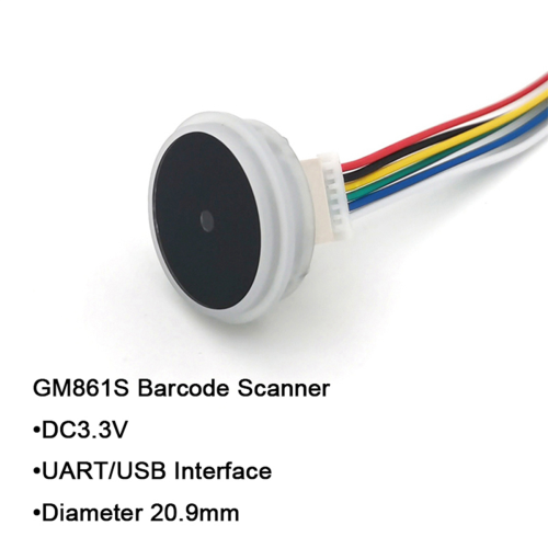 Módulo leitor de código de barras GM861S UART/USB com interface 1D/2D 2