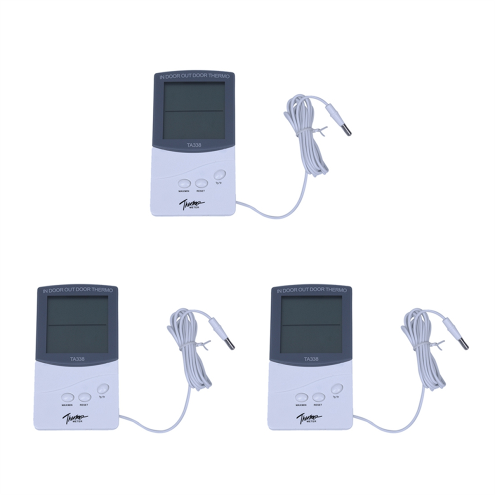 Markenlos Digital Thermometer Inside Outside Temperature Probe