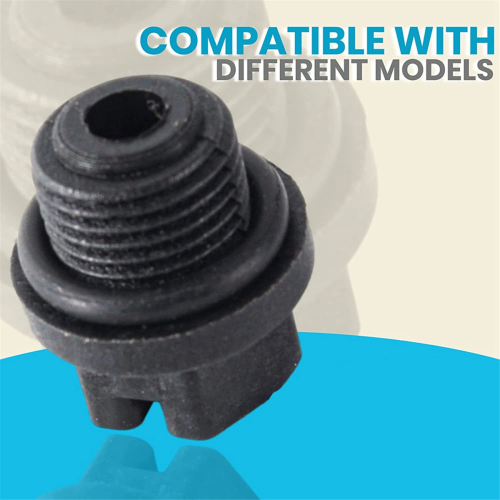 4-pakning tappeplugger med O-ringer, pumpeplugger, erstatning for bassengfilter 1