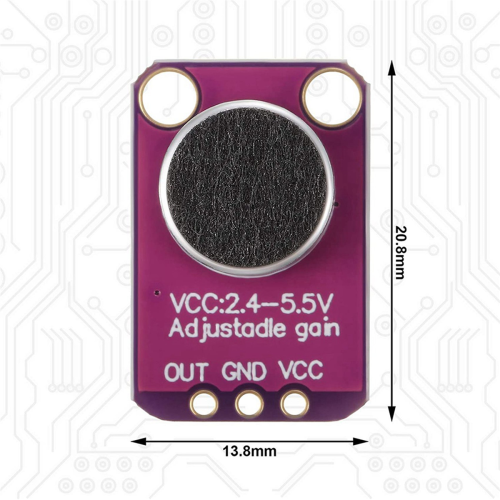 10 buc. Placă modul amplificator microfon MAX4466 pentru 1