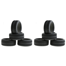 4 stk. gummihjul for 1/10 RC On-Road Drift Touring Car, 5 stk.