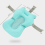 Safety Security Bath Support Cushion Foldable Soft Pillow-1 4