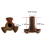Microwave Turntable Coupler,Microwave Oven Roller Guide Support 5