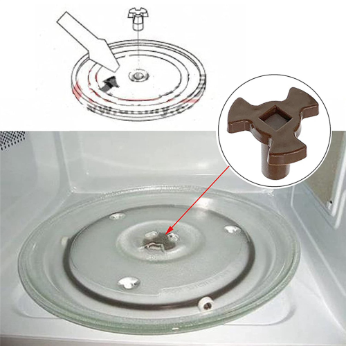Microwave Turntable Coupler,Microwave Oven Roller Guide Support 2
