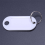Witte draagbare plastic sleutelhanger-ID-labels, 20 stuks 1