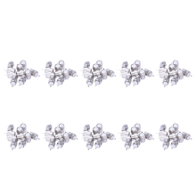 10 stuks UHF mannelijke PL259 stekker soldeer RG8 RG213 LMR400 7D-kabel zilver