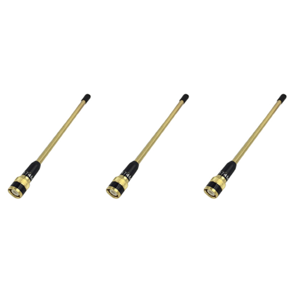Vhf 136-174 Mhz 6.8 Inch Bnc Antenna For Icom V82 V85 Portable Radio Gold 4852852625391