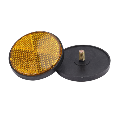 2 refletores redondos laranja de 2 polegadas para motocicletas, quadriciclos e motos de trilha 2