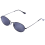 Ovale vintagebriller til kvinder S8006 Sort stel Sort 4