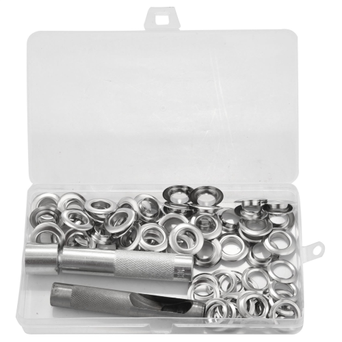 Kit de reparo de lona para toldo e ilhós com 100 peças 1