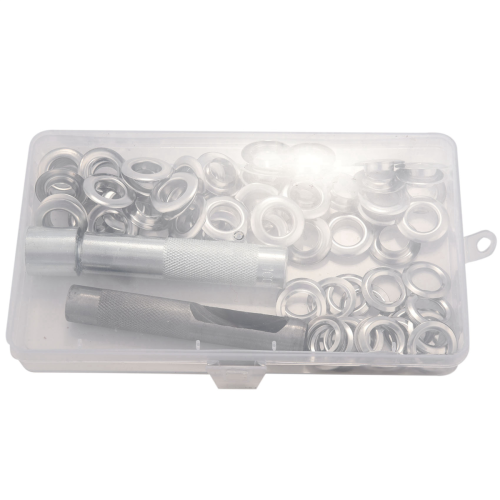 Kit de reparo de lona para toldo e ilhós com 100 peças 2