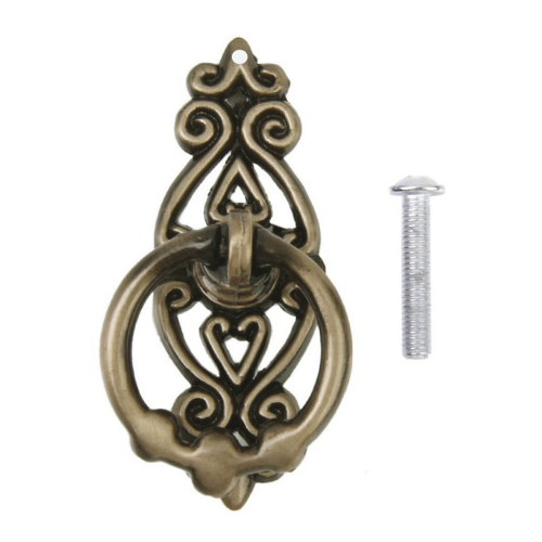 10Pcs Kitchen Cabinet Dresser Door Drawer Ring Pull (Antique Brass) 1