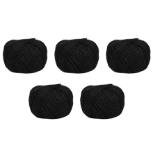 50m Corde en pour Artisanat Scrapbooking Jardinage-Noir