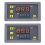 Digital tidsforsinkelsesrelæ LED-display Cyklustimerstyring AC110-220V 1