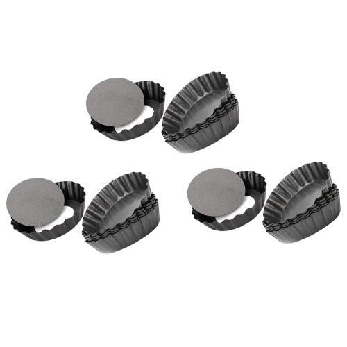 formas para tortas de ovo, mini formas para tortas de 3 polegadas com fundo removível