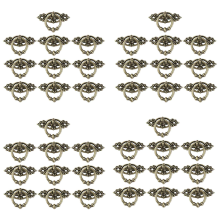 10Pcs Kitchen Cabinet Dresser Door Drawer Ring Pull (Antique Brass)
