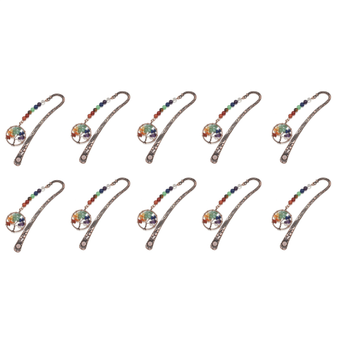 Chakra Crystal Bookmark Vintage Bookmarks for Women Student Teacher