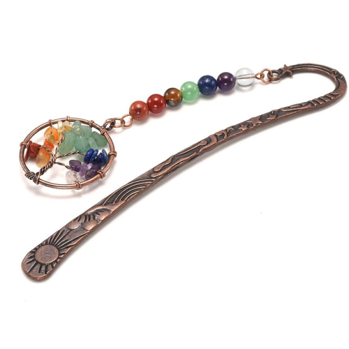 Chakra Crystal Bookmark Vintage Bookmarks for Women Student Teacher 2