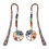Chakra Crystal Bookmark Vintage Bookmarks for Women Student Teacher 5