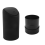 Mini Trash Can with Lid for Car Cup Holder Washable(Black) 6