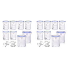 8 sets verfcontainers met mengbal, bewaarbekers voor retoucheerverf