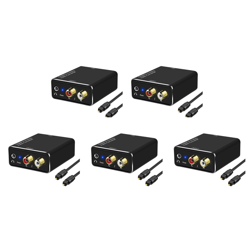 Digital To Analog Audio Converter & 3.5Mm Aux Stereo Audio Adapter 4852852636885