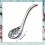 4 Pieces Asian Retro Chinese Ceramic Rice Spoons Curved Handle 4