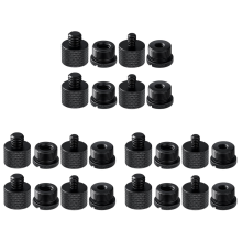 8 darabos mikrofonállvány menetes adapterkészlet, 5/8"-os belső menetről 3/8"-os külső menetre