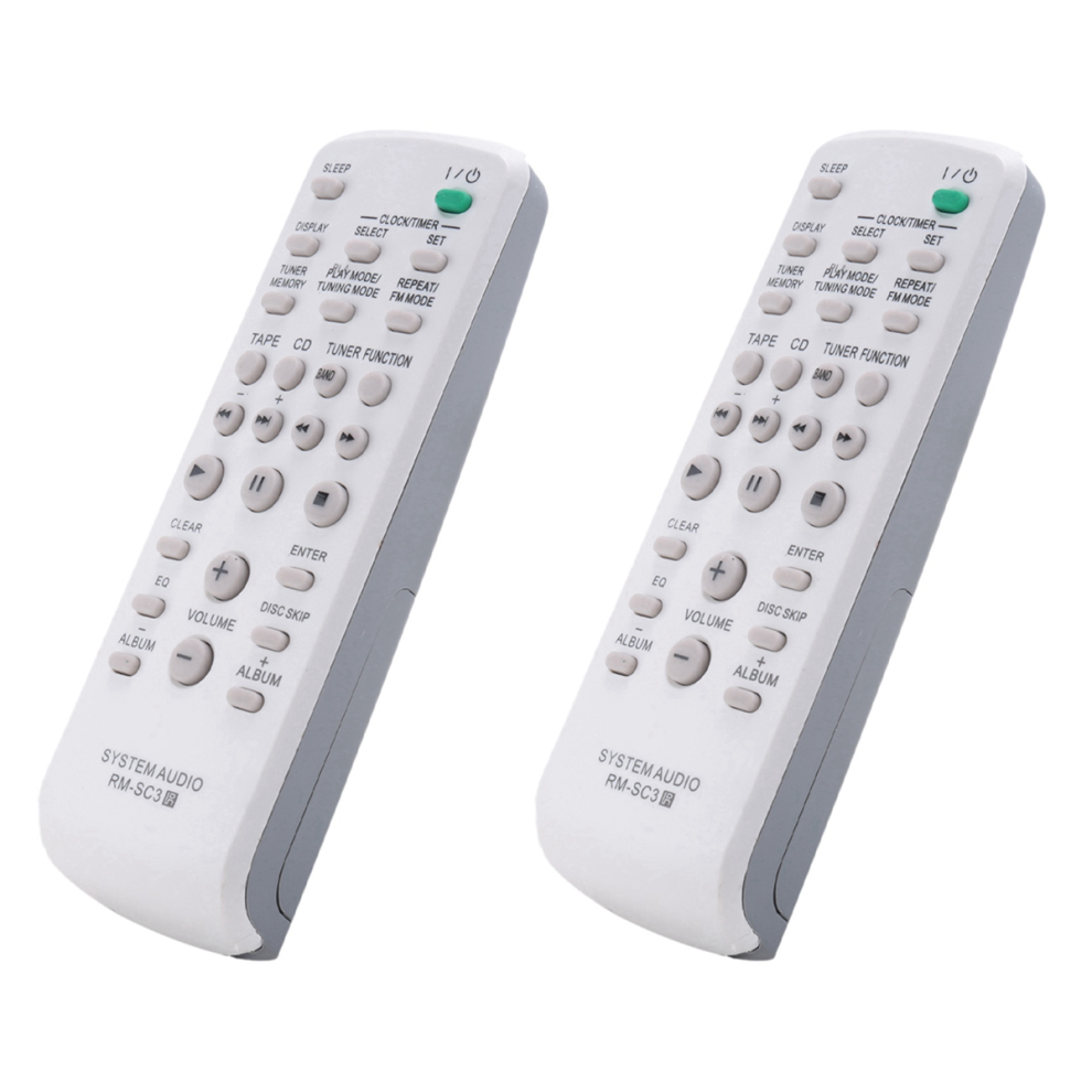 For Cd Hifi System Audio Remote Control Rm-Sc3 Rm-Sc30 Rm-Sc50 White 4852852634874