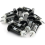 10 stk. plastmonteringsklips for 4-veis CPU-kjøler 1155 775 CPU 4