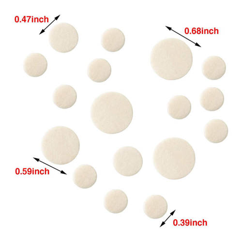 27Pcs Clarinet Instrument Replacement Kit, Include 10 Cork and 17 Pad 2