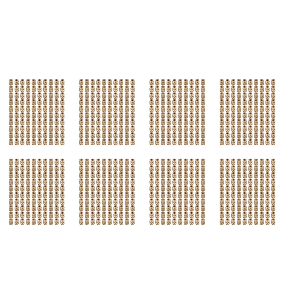100Pcs Thread Knurled Brass Threaded Embedment Nut For 3D Printer 4852852639145