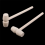 30PCs Mini Wooden Hammer for Lobster Crab and Other Shellfish,Solid 6