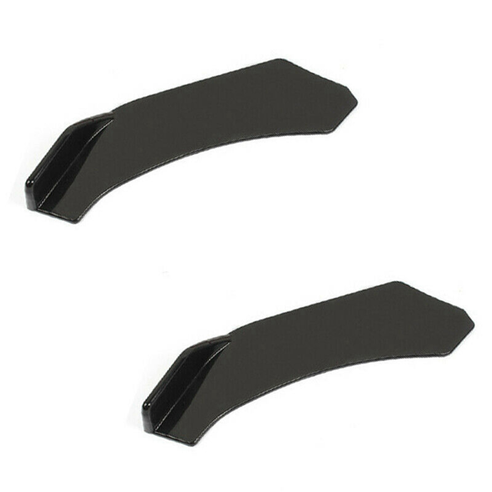 2Pcs Universal Car Front Shovel Bumper Lip Splitter Chin Abs Spoiler 4852852640158
