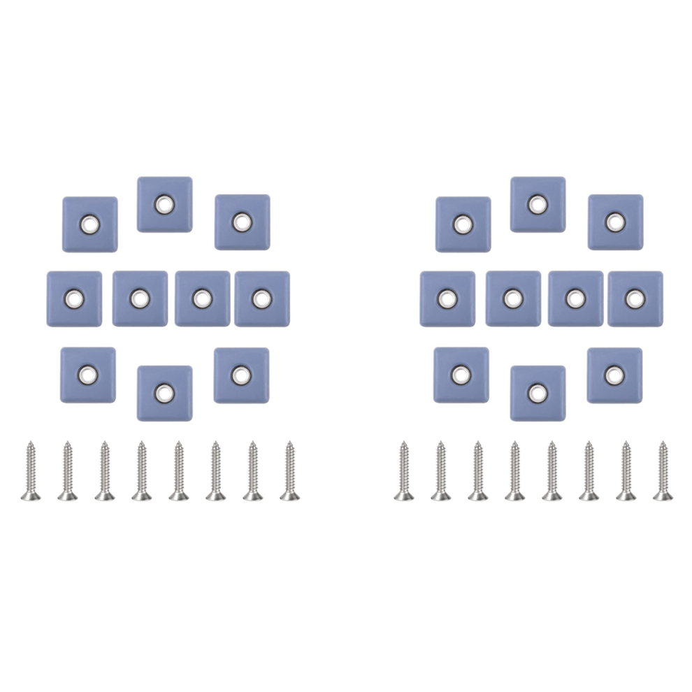 16Pcs Furniture Sliders 40Mm Furniture Leg Protectors With Screws 4852852638384