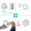 Suporte de parede para sistema WiFi Mesh Deco X20 e Deco X60 5