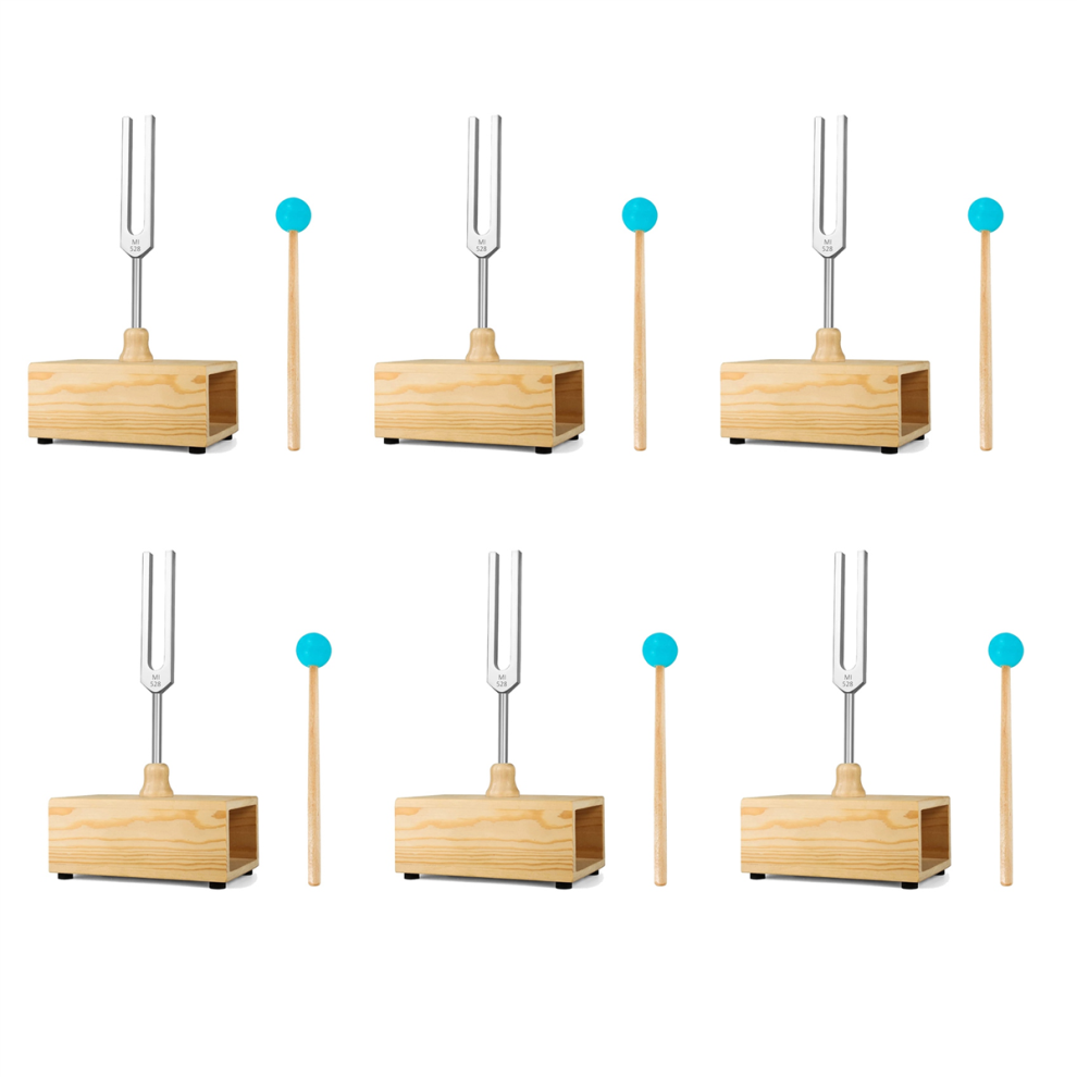 Markenlos 528Hz Tuning Fork,Tuning Fork Resonance Box,For Sound Therapy, Yoga