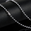 Pacote com 25 Dog Tags para gravação a laser com 24 polegadas, preto 2