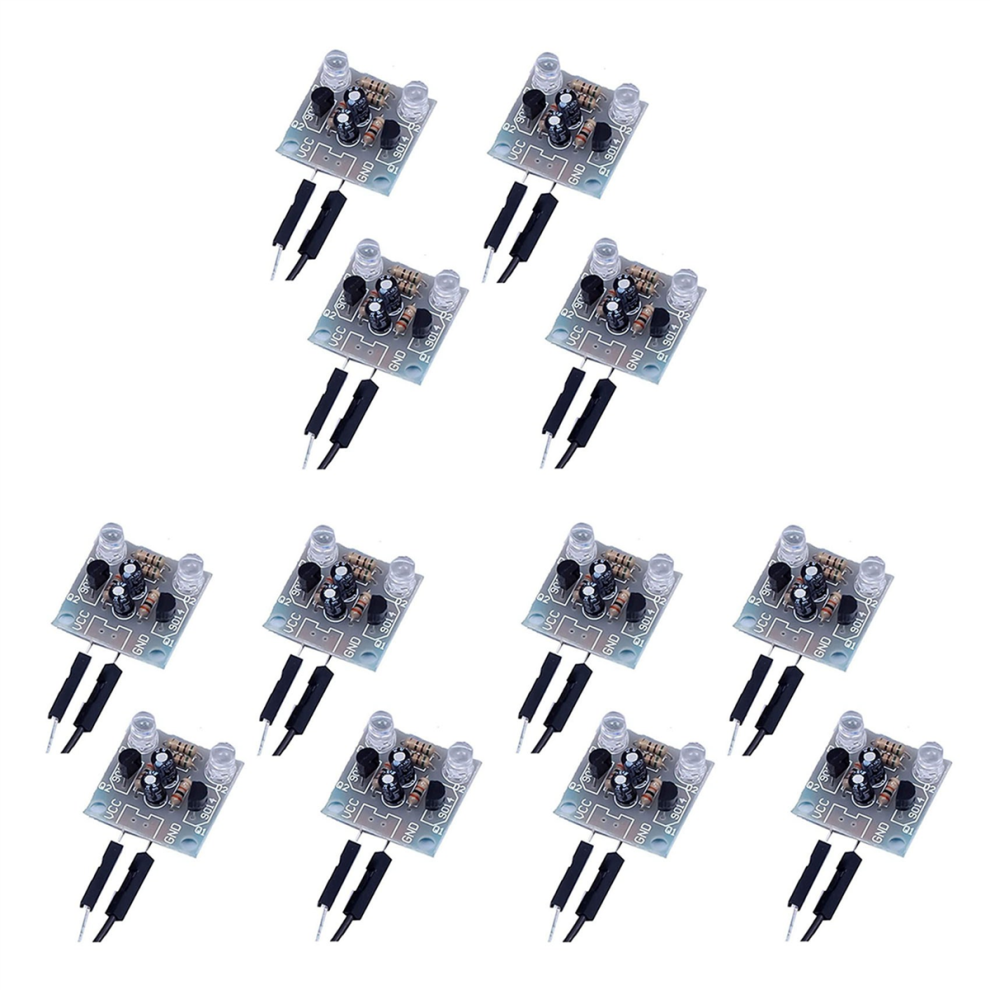 4-Piece Set 5Mm Led Flash Diy Kit Electronic Kit Pcb Circuit 4852852638971