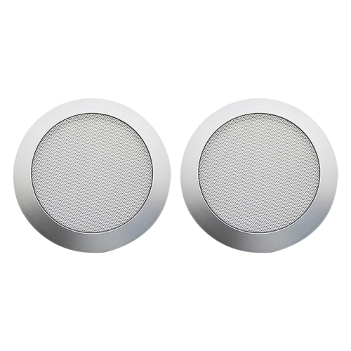 Ceiling Speaker Grille, 4-Inch Embedded Audio Speaker Grille(Silver) 1