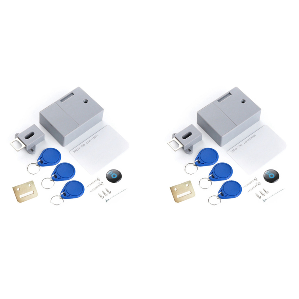 Rfid Elektronisches Schrankschloss Elektronisches Dunkles Schloss Verstecktes Diy-image