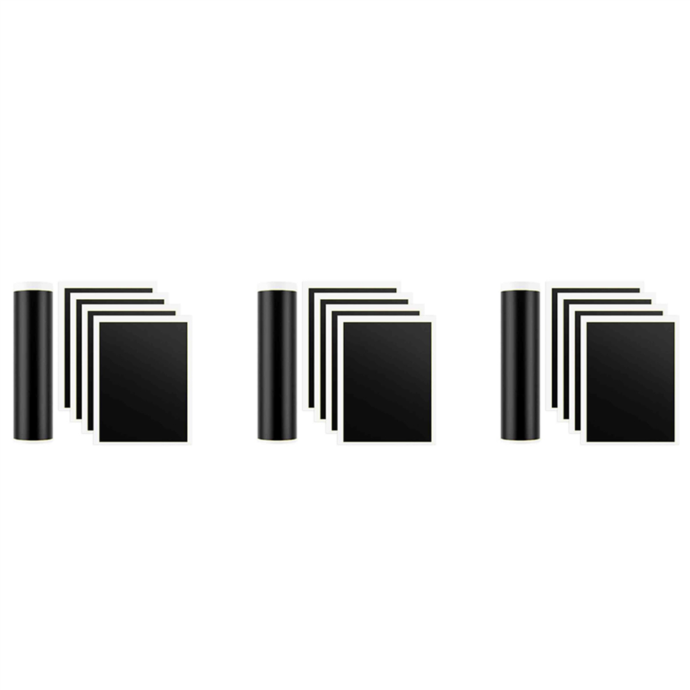 4 Pcs Black Laser Engraving Marking Paper, 39X27cm For Metal, Glass 4852852642091