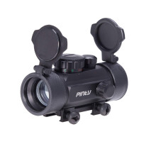 30mm Reflex Red Green Dot Sight Scope 5 MOA with Flip Up Lens Cover Cap