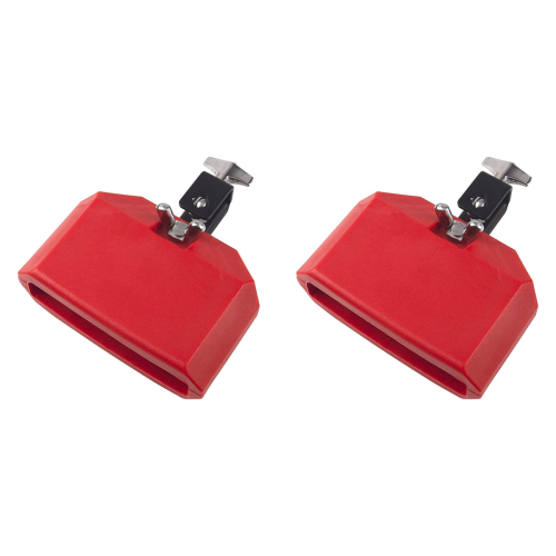 Bloco de percussão de 5 polegadas para instrumento de percussão latino (vermelho)