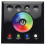DC12V-24V RGB / RGBW vægmonteret touchpanelcontroller sort 6